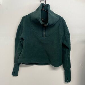 Free people 1/4 zip womens pullover sweater size small